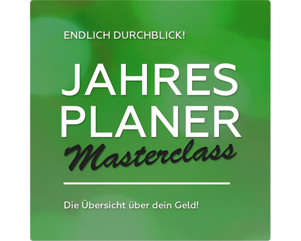 Jahresplaner Masterclass