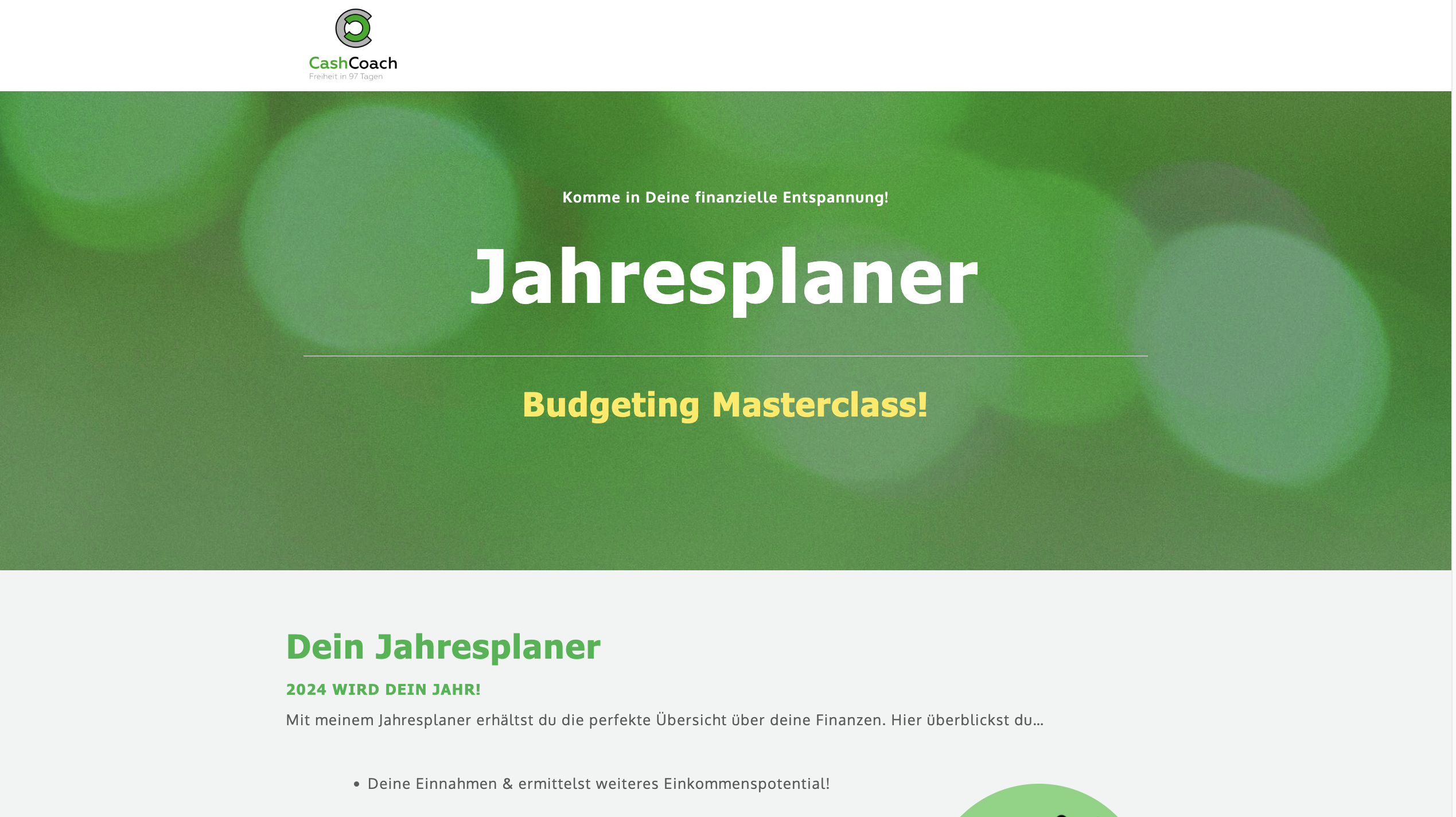 Jahresplaner Masterclass Erfahrungen