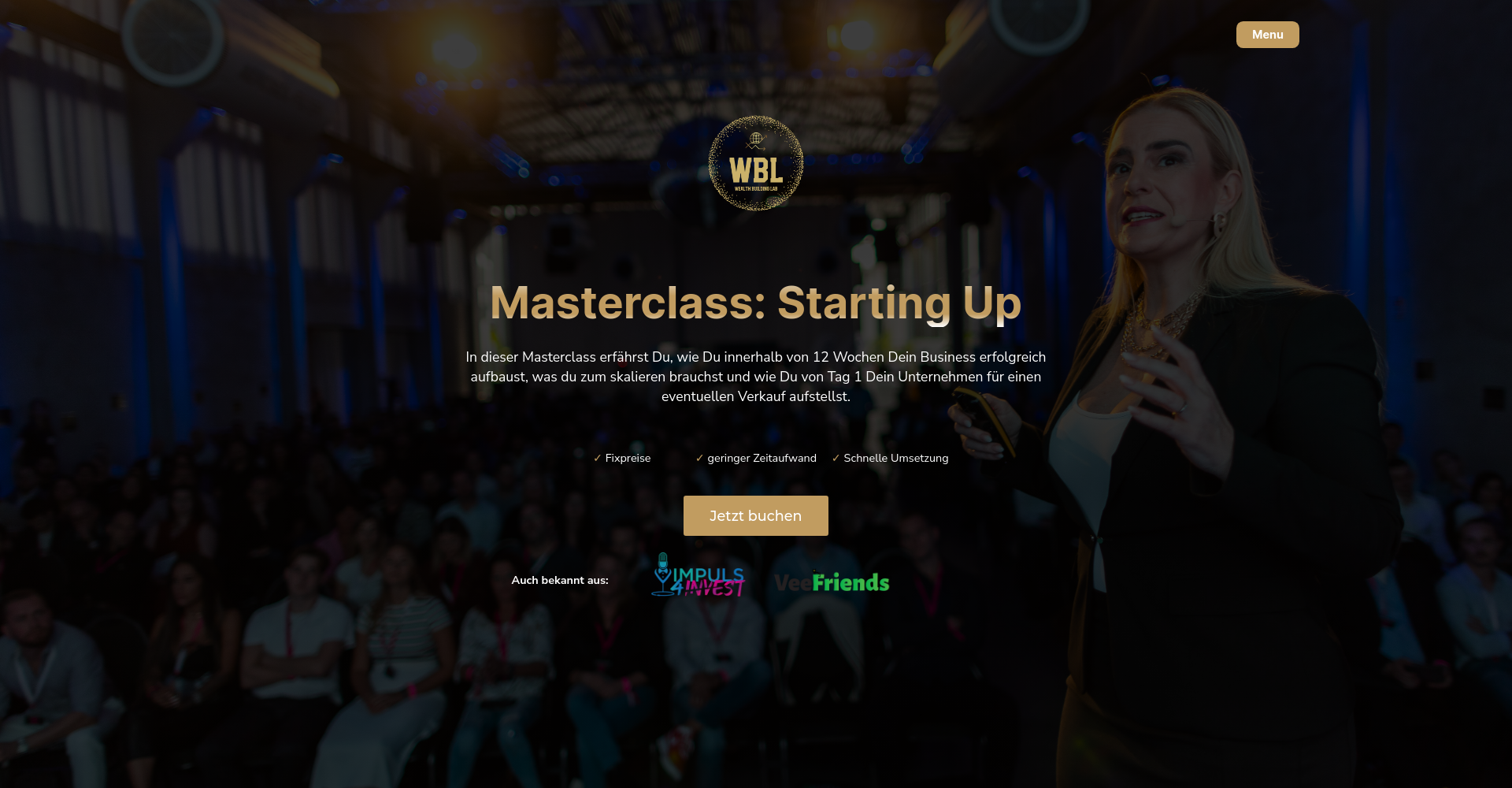 Masterclass: Starting Up